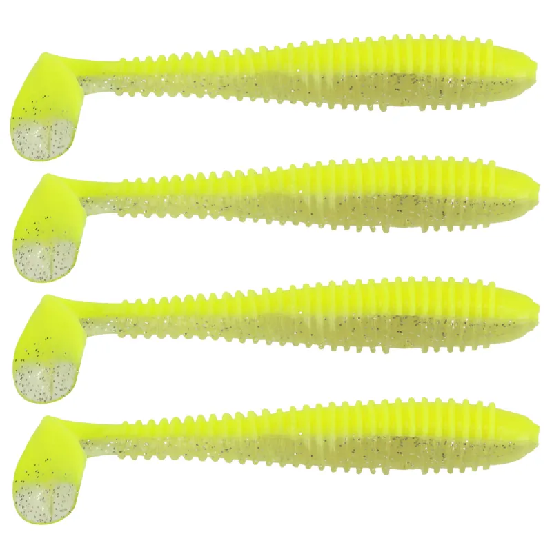 Yellow Clear Glitter Belly