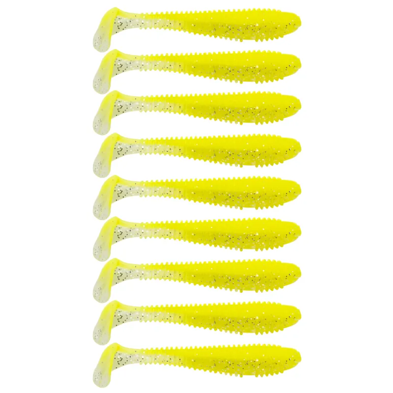 Yellow Clear Glitter Belly