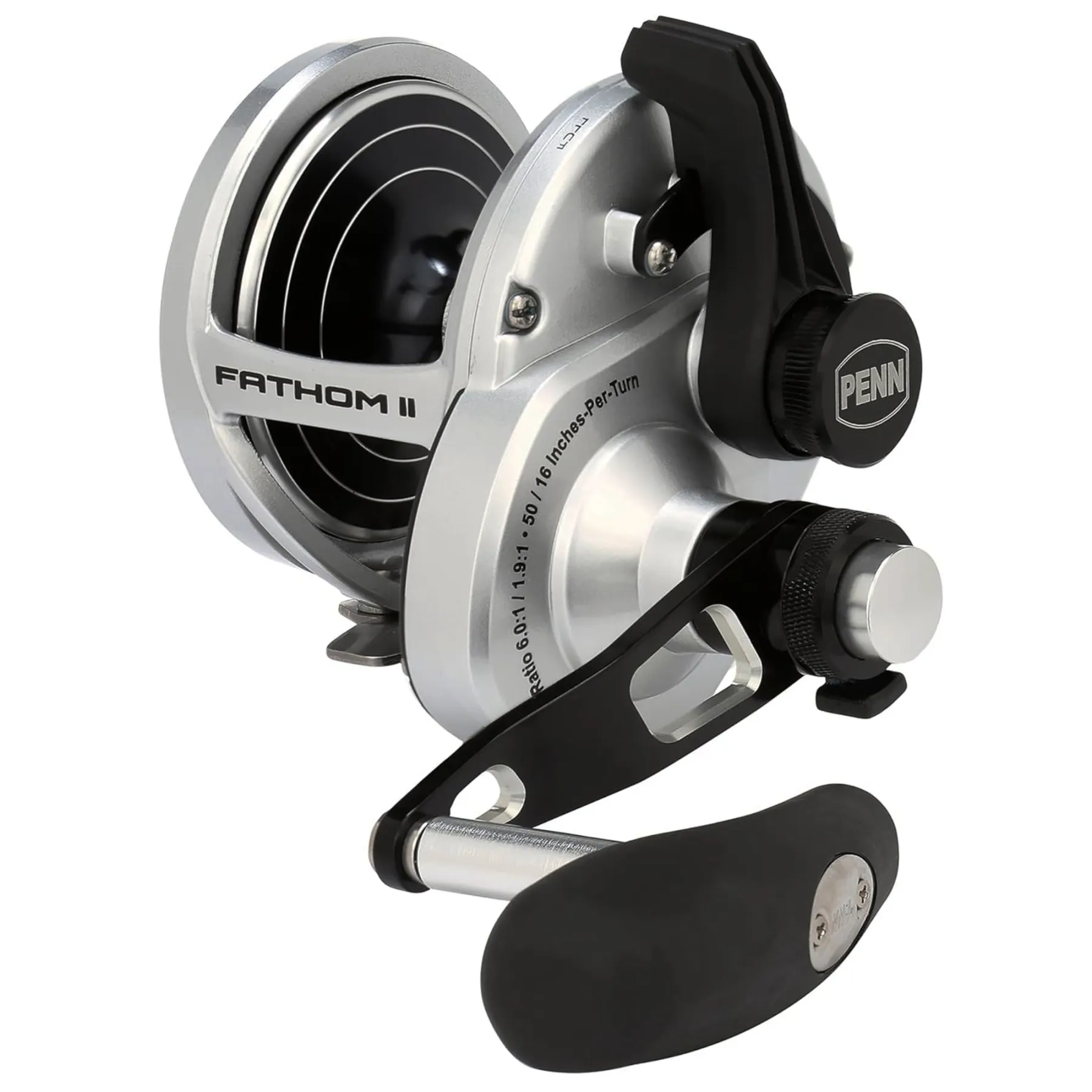 penn-fathom-ii-lever-drag-2-speed-multirolle