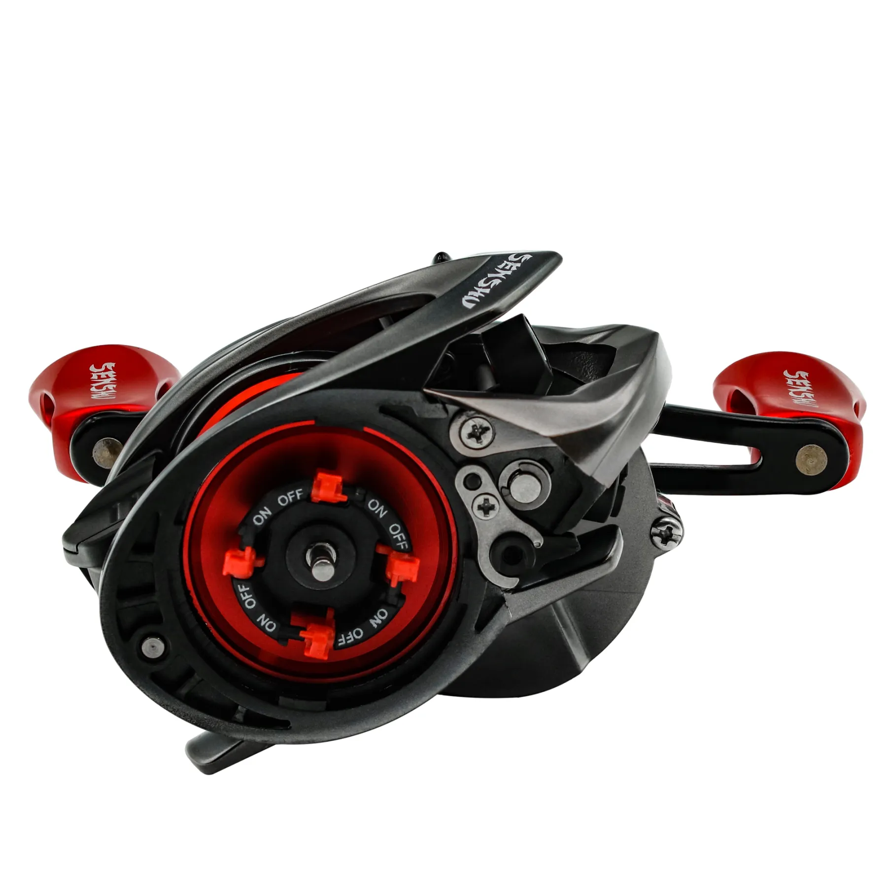 senshu-psycho-low-profile-cast-atrium-x-jerk-bait-im-set-low-profile-baitcaster-rolle